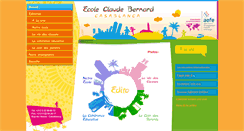 Desktop Screenshot of ecole-claudebernard.org
